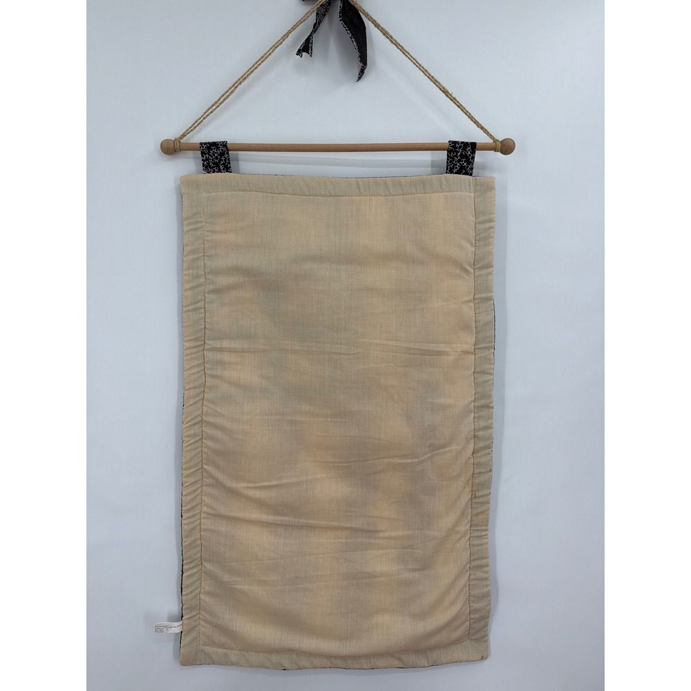 Americana Quilted Valor Flag Wall Hanging Primitive Folk Art Jul 4th 250th Anni - Picture 6 of 12